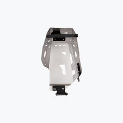 Legundary Custom Honda NX500 Vambrace Bash Plate Silver – premium aluminium engine sump guard skid plate, designed to protect the underbelly of your Honda NX500 while adding a sleek, durable finish.