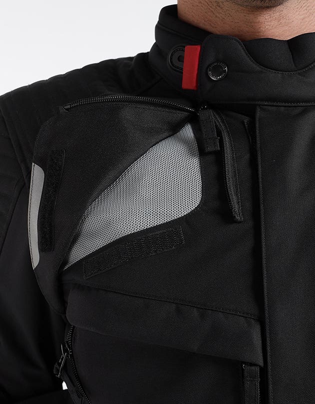 Royal Enfield Nirvik V3 Class A Riding Jacket in Olive and Black