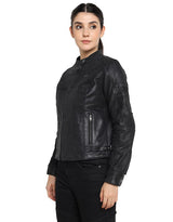 Royal Enfield Classic Leather Women’s Class AA Riding Jacket in Black