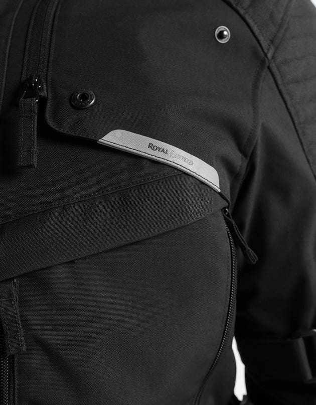 Royal Enfield Nirvik V3 Class A Riding Jacket in Olive and Black