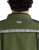 Royal Enfield Nirvik V3 Class A Riding Jacket in Olive and Black