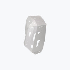 Legundary Custom Honda NX500 Vambrace Bash Plate Silver – premium aluminium engine sump guard skid plate, designed to protect the underbelly of your Honda NX500 while adding a sleek, durable finish.