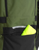 Royal Enfield Nirvik V3 Class A Riding Jacket in Olive and Black