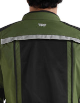 Royal Enfield Nirvik V3 Class A Riding Jacket in Olive and Black