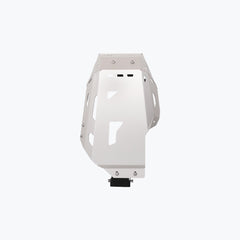 Legundary Custom Honda NX500 Vambrace Bash Plate Silver – premium aluminium engine sump guard skid plate, designed to protect the underbelly of your Honda NX500 while adding a sleek, durable finish.