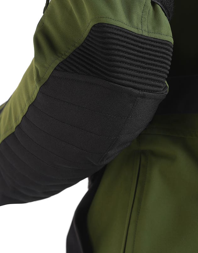 Royal Enfield Nirvik V3 Class A Riding Jacket in Olive and Black