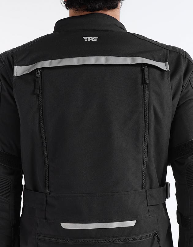 Royal Enfield Nirvik V3 Class A Riding Jacket in Olive and Black
