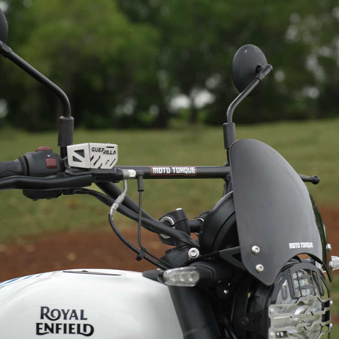 Mototorque handlebar Royal Enfield Guerrilla 450 heavy duty touring upgrade