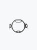 Legundary Custom Oculus headlight shield for Hero Xpulse 200 4V black mild steel protector