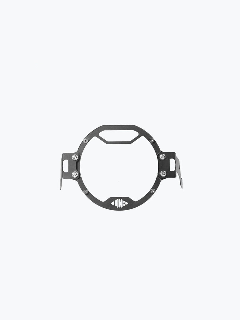 Legundary Custom Oculus headlight shield for Hero Xpulse 200 4V black mild steel protector