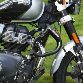 Moto Torque Crash Guard V3 for Royal Enfield Super Meteor 650 heavy duty engine protection accessory