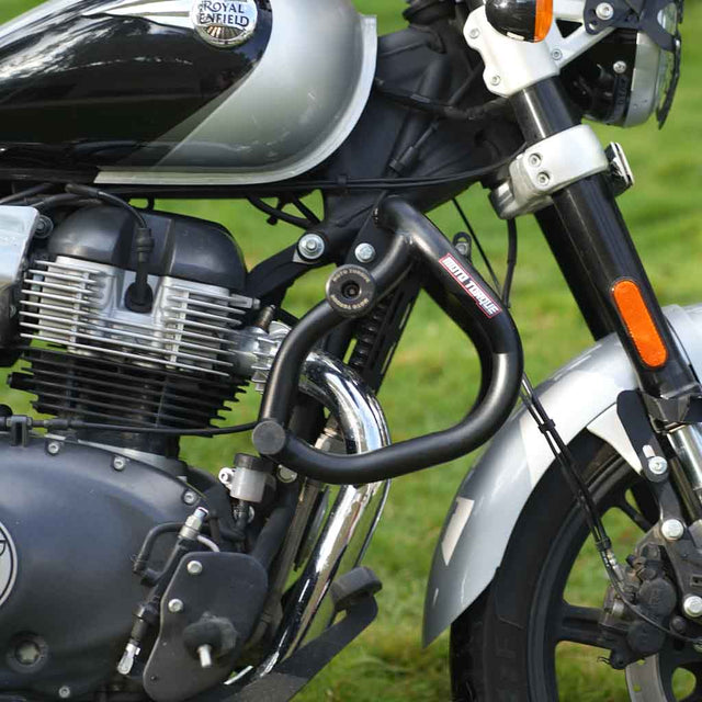 Moto Torque Crash Guard V3 for Royal Enfield Super Meteor 650 heavy duty engine protection accessory