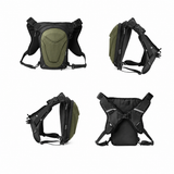 Vantora ARC 4-in-1 Travel Bag Convertible Crossbody Sling Thigh Bag Waist Pouch and Motorcycle Tank Bag