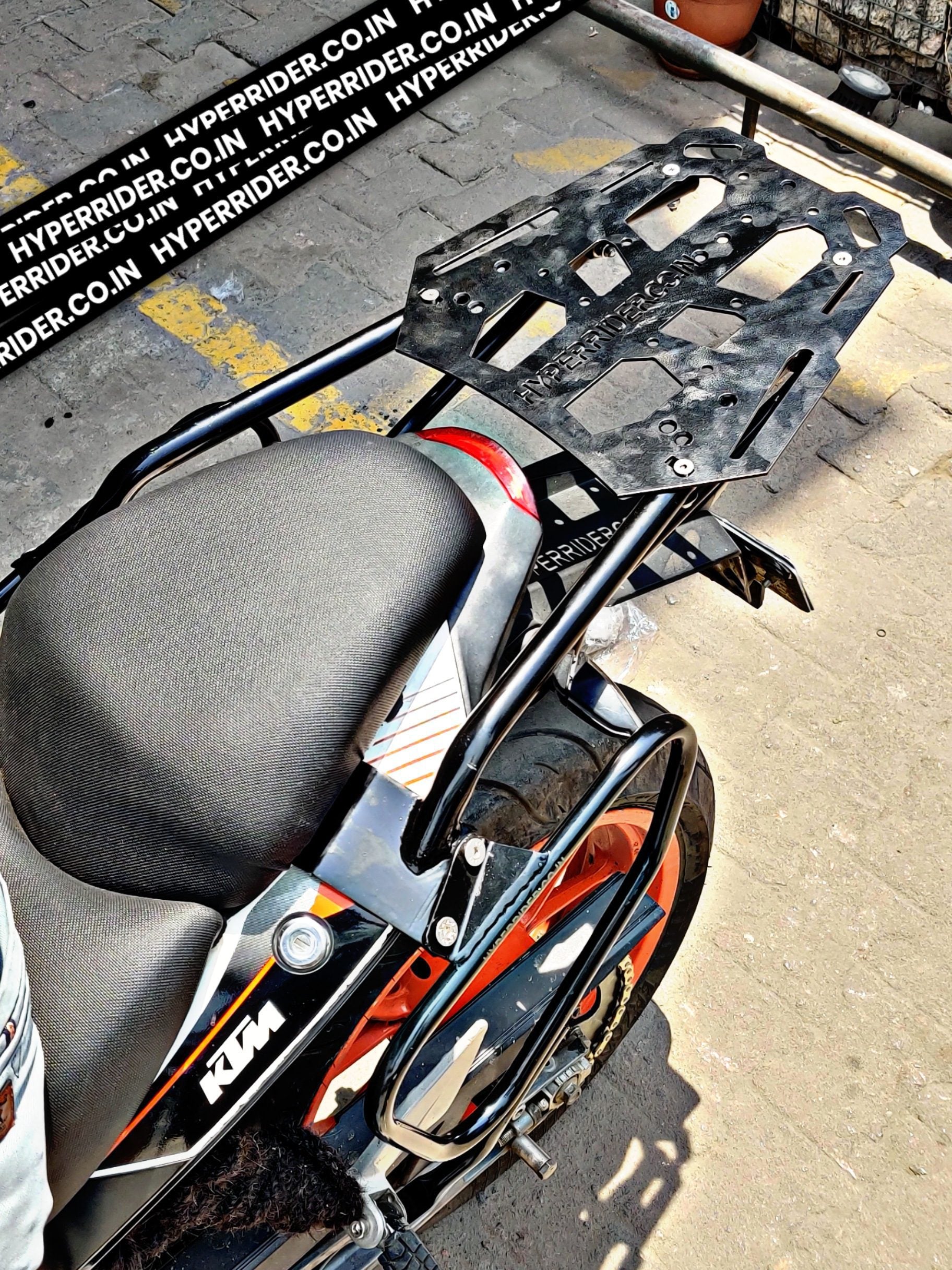 Hyperrider KTM Duke Old Model Top Rack for Duke 125 and Duke 390 Luggage Carrier