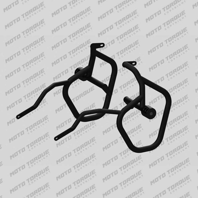 Moto Torque Speedster Pro crash guard for Triumph Scrambler 400X with heavy duty sliders and engine protection