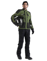 Royal Enfield Nirvik V3 Class A Riding Jacket in Olive and Black