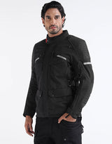 Royal Enfield Nirvik V3 Class A Riding Jacket in Olive and Black