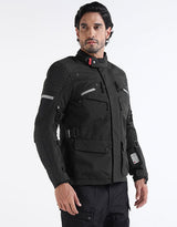 Royal Enfield Nirvik V3 Class A Riding Jacket in Olive and Black