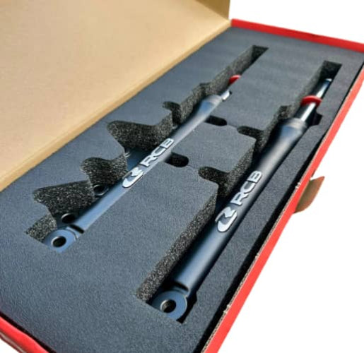 RCB FE Series 26mm black front fork for Yamaha Aerox 155, part 01A0337B