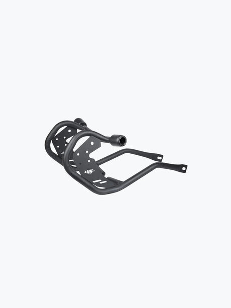 Legundary Custom Pegasus Crash Guard with Slider for Bajaj Dominar 400 Black Mild Steel Engine Protection Bar