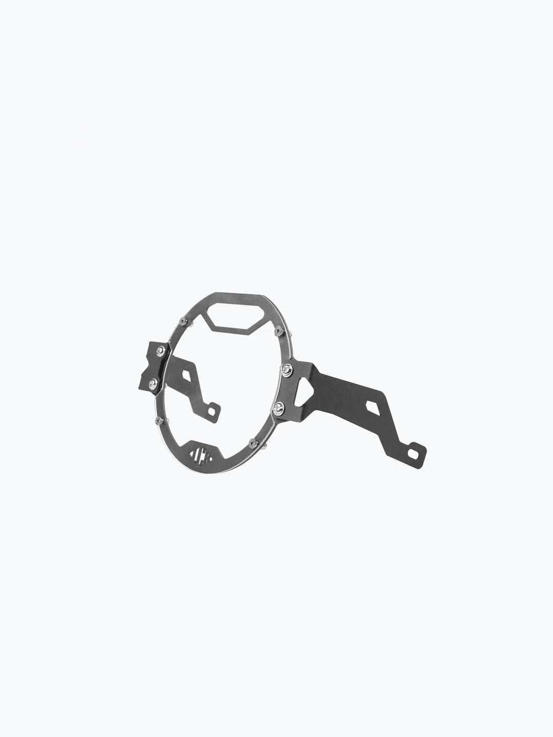 Legundary Custom Oculus headlight shield for Hero Xpulse 200 4V black mild steel protector