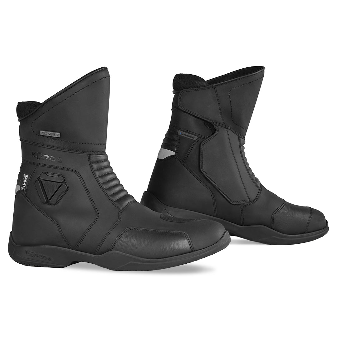 KORDA TourMaster High black waterproof motorcycle riding boots
