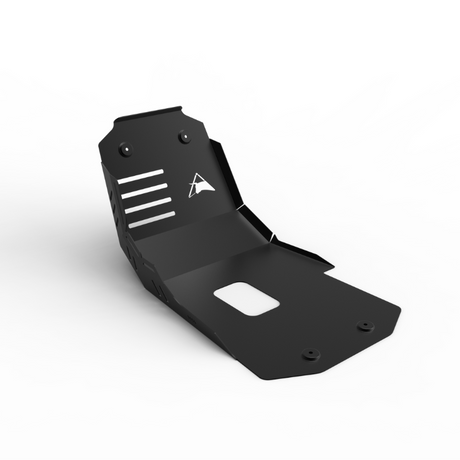 Auto Engina 1.5mm Mild Steel Bash Plate and Engine Guard for Royal Enfield Meteor 350 in Textured Black