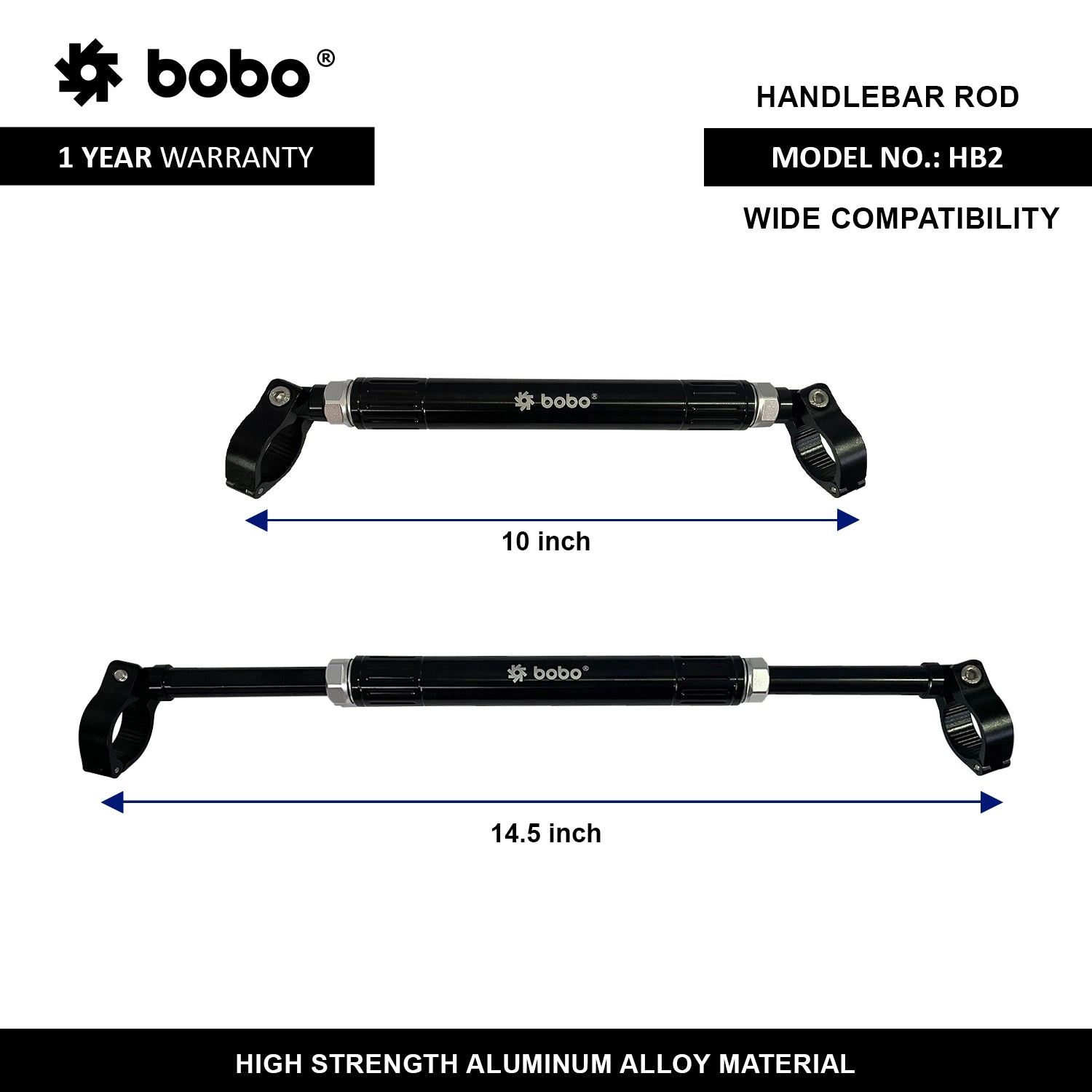 BOBO HB2 handlebar extension rod motorcycle accessory mount bar bike gps phone holder extension bracket