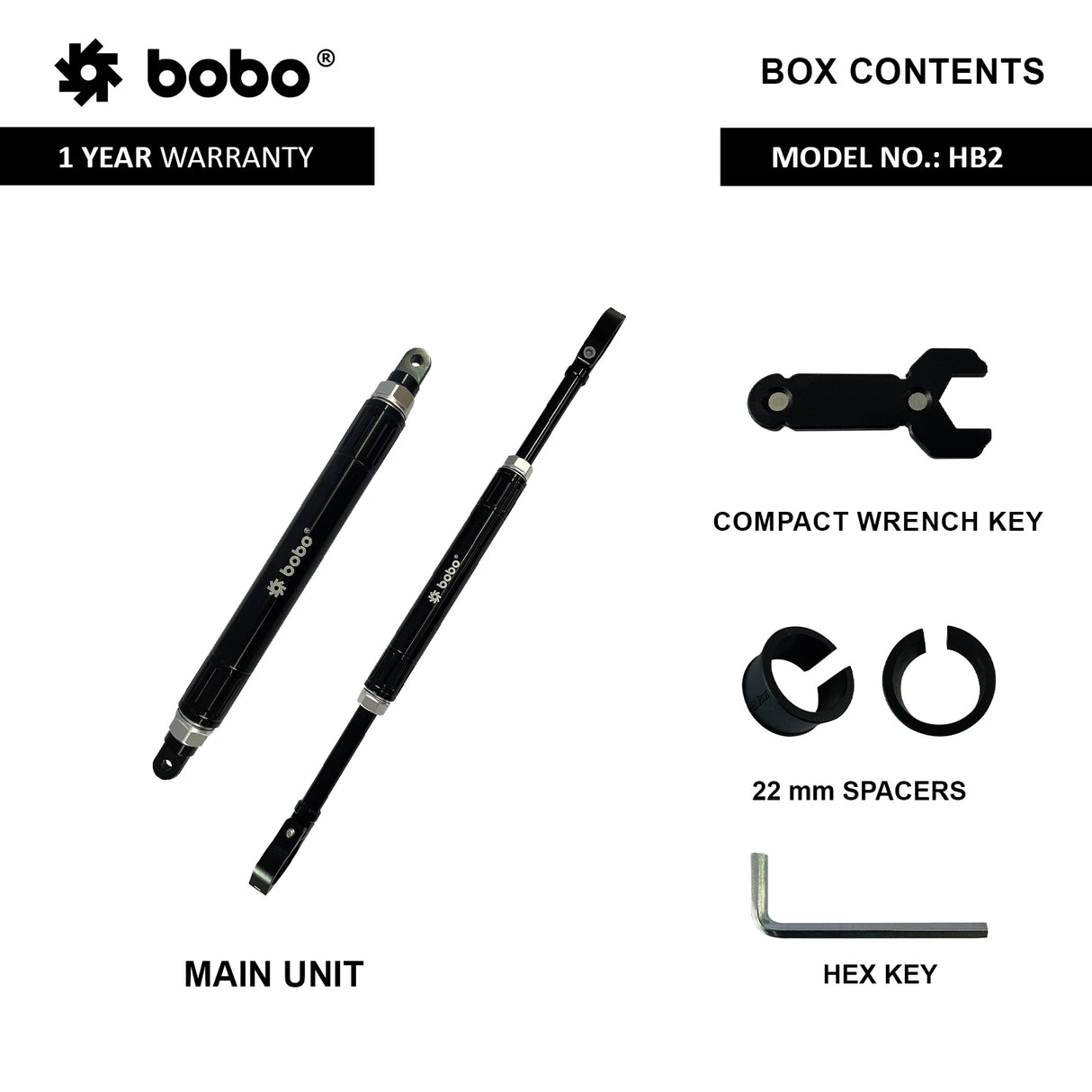 BOBO HB2 handlebar extension rod motorcycle accessory mount bar bike gps phone holder extension bracket