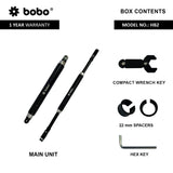 BOBO HB2 handlebar extension rod motorcycle accessory mount bar bike gps phone holder extension bracket