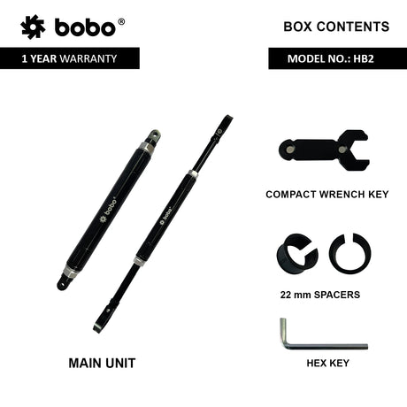 BOBO HB2 handlebar extension rod motorcycle accessory mount bar bike gps phone holder extension bracket