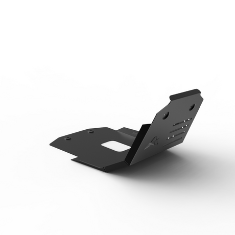 Auto Engina 1.5mm Mild Steel Bash Plate and Engine Guard for Royal Enfield Meteor 350 in Textured Black