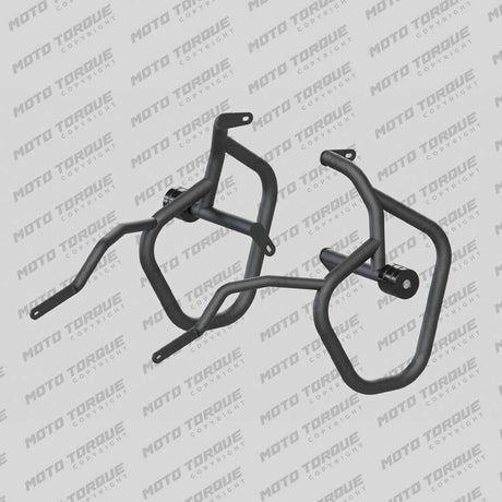 Moto Torque Speedster Pro crash guard for Triumph Scrambler 400X with heavy duty sliders and engine protection