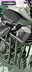 Hyperrider CNC Delrin frame slider for Bajaj Dominar and KTM Duke Adventure motorcycle crash guard protection