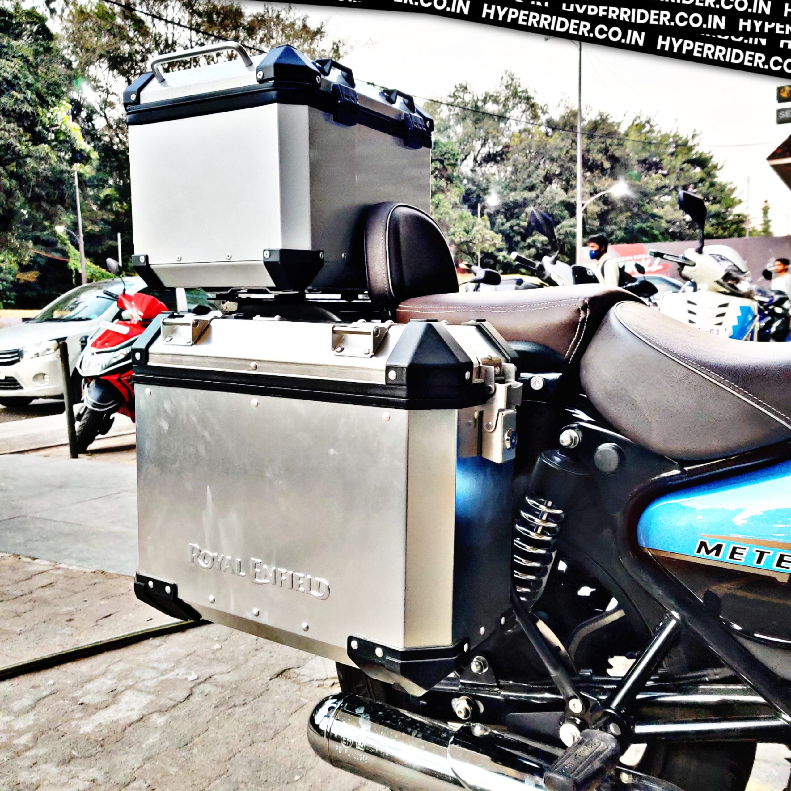 Hyperrider Royal Enfield Meteor 350 Saddle Stay Pannier Mount