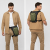 Vantora ARC 4-in-1 Travel Bag Convertible Crossbody Sling Thigh Bag Waist Pouch and Motorcycle Tank Bag