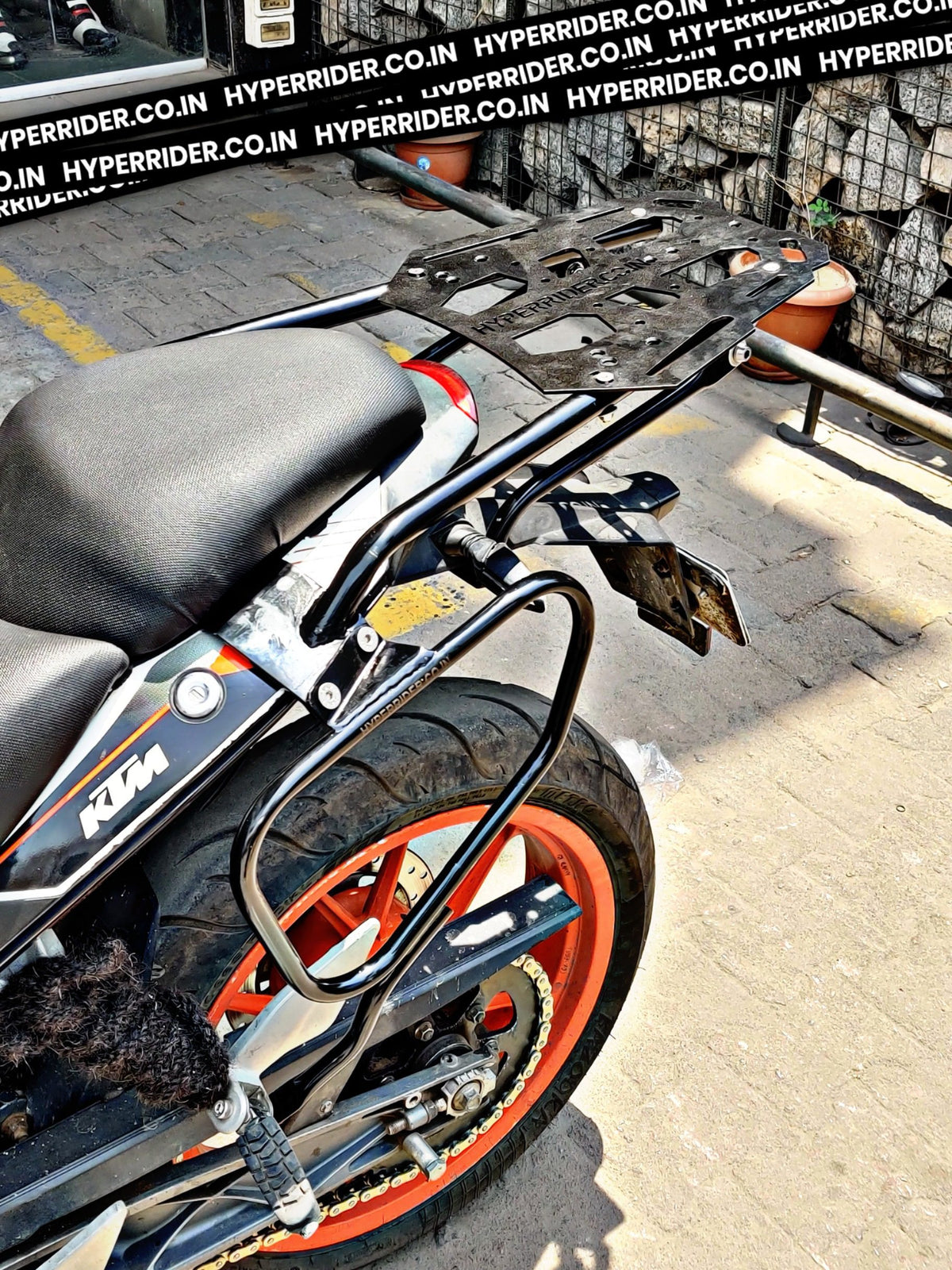 Hyperrider KTM Duke Old Model Top Rack for Duke 125 and Duke 390 Luggage Carrier