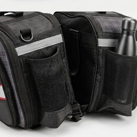 BBG TourPro(+) 60L expandable motorcycle sport saddle bag