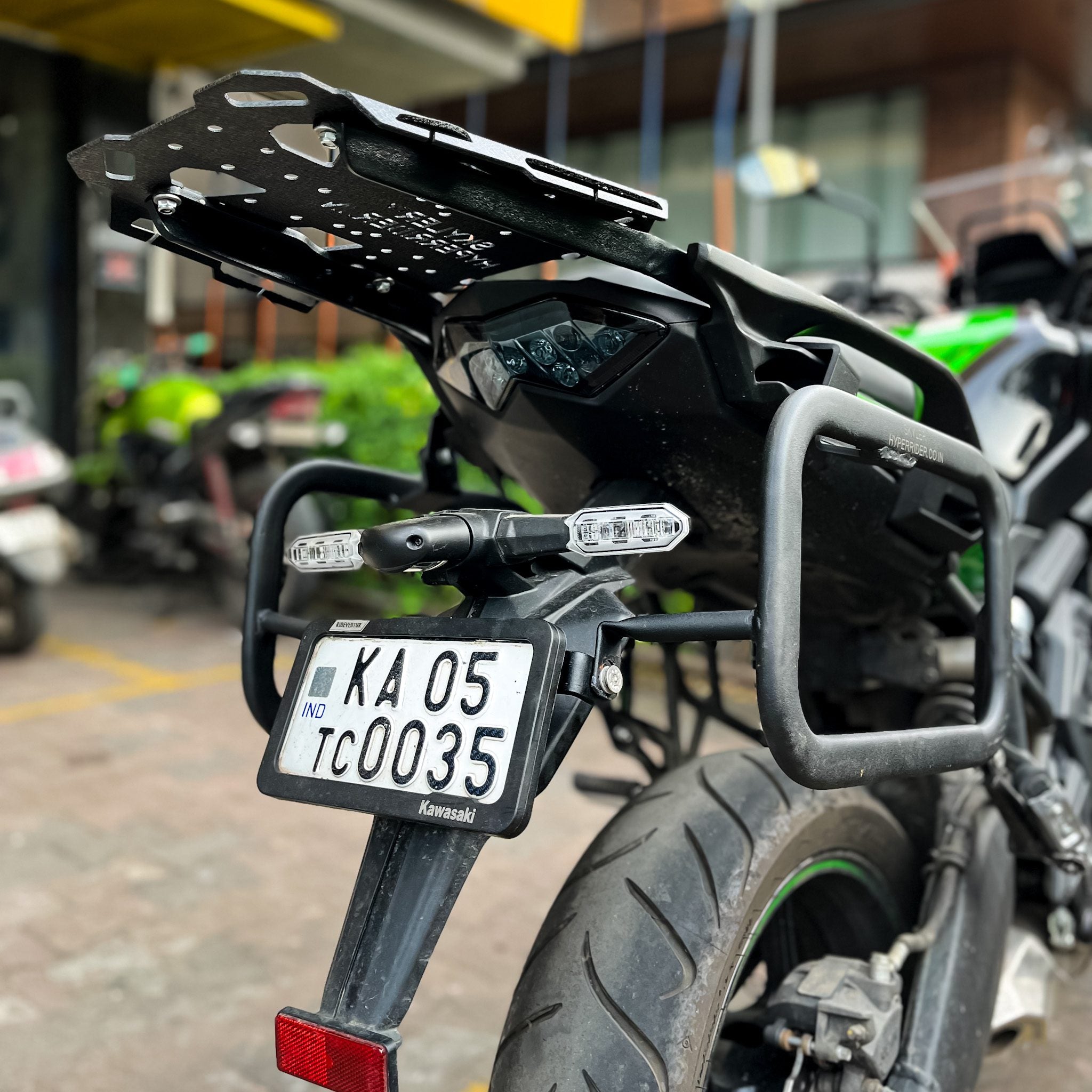 Hyperrider Heavy Duty Saddle Stay Pannier Mount for Kawasaki Versys 650