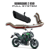 Barrel Rogue 2.0 stainless steel slip-on exhaust for Kawasaki Z650 motorcycle