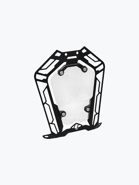 Legundary Custom KTM ADV 390 2025 Oculus Headlight Shield yellow white acrylic mild steel headlight protector guard