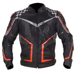 BBG Grand Prix motorcycle riding jacket with chest guard and CE Level 2 armour