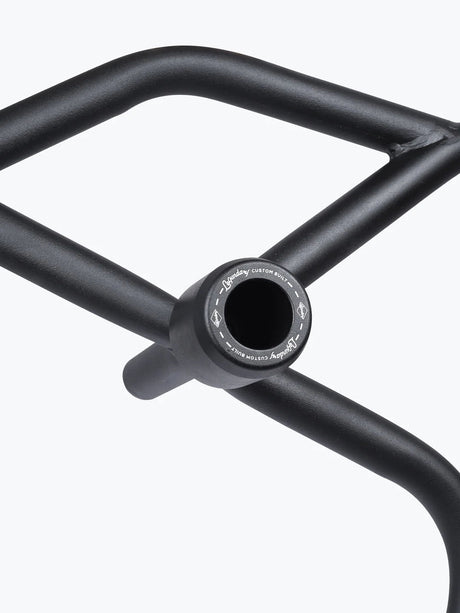 Legundary Custom Himalayan Bazooka Big Crash Guard With Slider BS6 Black Mild Steel Heavy Duty Engine Guard