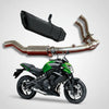 Barrel Rogue 2.0 stainless steel full system exhaust for Kawasaki ER6n motorcycle
