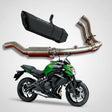 Barrel Rogue 2.0 stainless steel full system exhaust for Kawasaki ER6n motorcycle