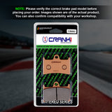 CRANK1 Sintered Front Brake Pads CB083 for Yamaha YZF-R6 2004-2016 Motorcycle Brake Pads