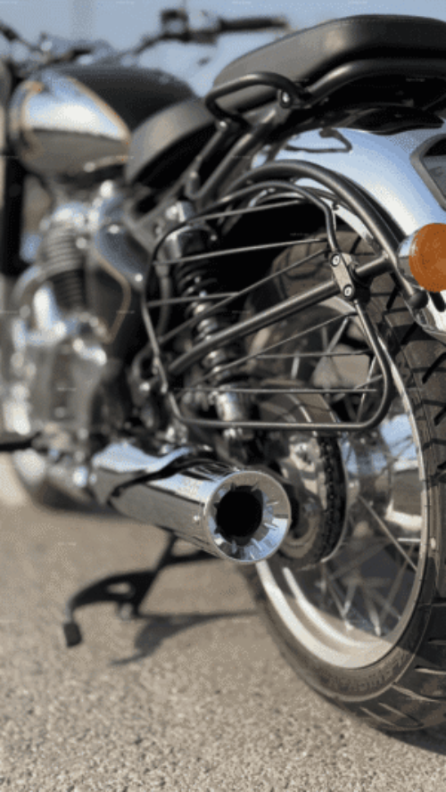 Rhino Racing C-V1 304 stainless steel performance exhaust for Royal Enfield Classic 650
