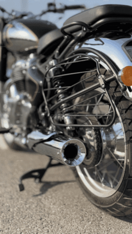 Rhino Racing C-V1 304 stainless steel performance exhaust for Royal Enfield Classic 650