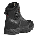 KORDA Recon black motorcycle riding boots with D3O ankle armour