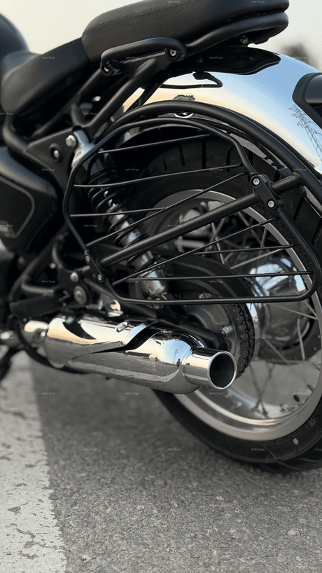 Rhino Racing C-V1 304 stainless steel performance exhaust for Royal Enfield Classic 650